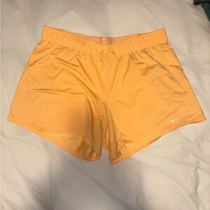 Nike Women's Bright Orange Athletic Shorts